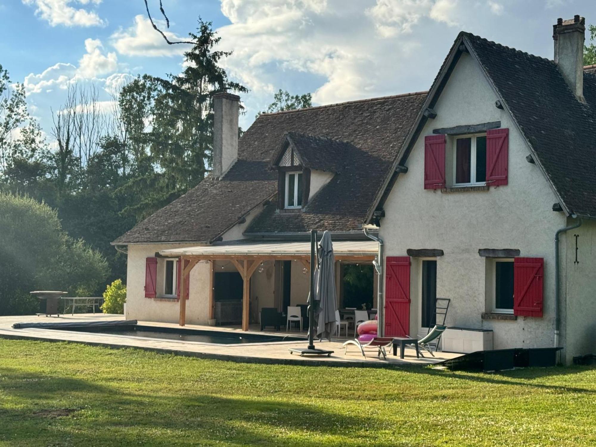 Hotel L'Etang Des 7 Le Controis-en-Sologne Exterior foto